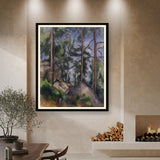 Artist5 - Art - Pines And Rocks - WALL MOUNT FRAME
