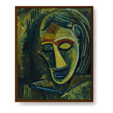 Woman's Head - Framed Canvas
