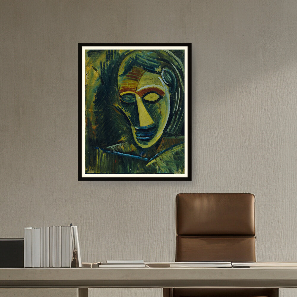 Artist5 - Art - Woman's Head - WALL MOUNT FRAME