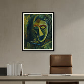 Artist5 - Art - Woman's Head - WALL MOUNT FRAME