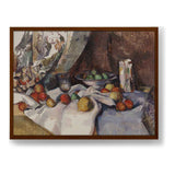 Still Life With Apples - Framed Canvas