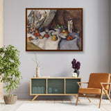 Still Life With Apples - Framed Canvas