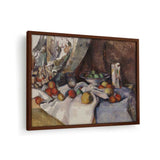 Still Life With Apples - Framed Canvas
