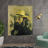Artist5 - Art - Self Portrait In A Straw Hat - Acrylic Wall Photo
