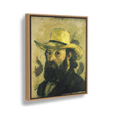Self Portrait In A Straw Hat - FLOATING FRAME