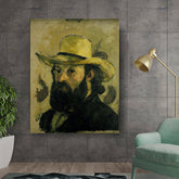Artist5 - Art - Self Portrait In A Straw Hat - Wall Canvas