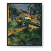 Turning Road At Montgeroult - Framed Canvas