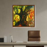 Artist5 - Art - Hide And Seek - Framed Canvas