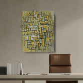 Artist5 - Art - Composition In Brown And Gray - Wall Canvas