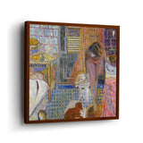 The Bathroom - Framed Canvas