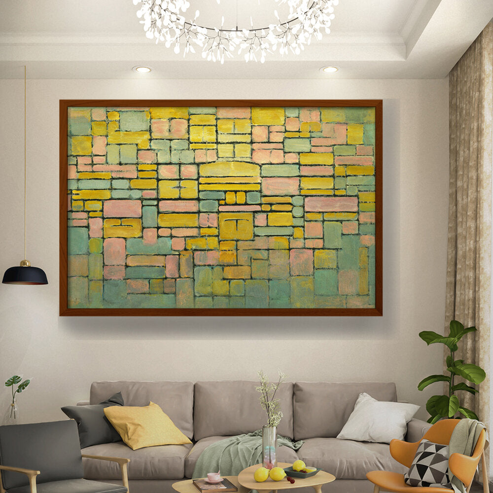 Artist5 - Art - Composition No. V - Framed Canvas