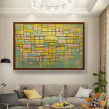 Artist5 - Art - Composition No. V - Framed Canvas