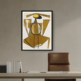 Artist5 - Art - Personage With Yellow Ochre - WALL MOUNT FRAME