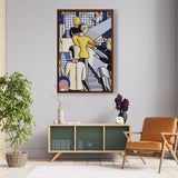 Bauhaus Stairway - Framed Canvas