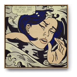 Drowning Girl - FLOATING FRAME