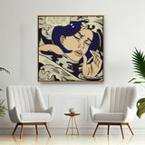 Artist5 - Art - Drowning Girl - FLOATING FRAME