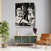 Artist6 - Art - Faces In Shadows - Wall Canvas