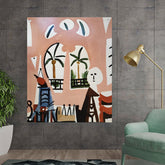 Artist6 - Art - Palm View - Acrylic Wall Photo