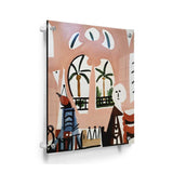 Palm View - Acrylic Wall Photo