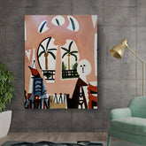 Artist6 - Art - Palm View - Wall Canvas