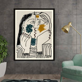 Artist6 - Art - Contemplative Faces - Framed Wall Art