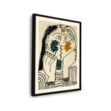 Contemplative Faces - Framed Wall Art