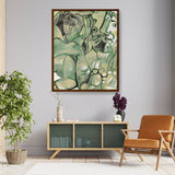 Abstract Expressions Of Humanity - Framed Canvas