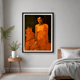 Artist6 - Art - Contemplative Figure - Framed Wall Art