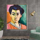 Artist6 - Art - Colorful Portrait 002 - Floating Framed Canvas