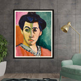 Artist6 - Art - Colorful Portrait 002 - Framed Wall Art