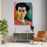 Colorful Portrait 002 - Wall Canvas