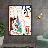 Artist6 - Art - Seated Woman 003 - Framed Canvas