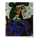 Abstract Portrait In Bold Colors - Acrylic Wall Photo