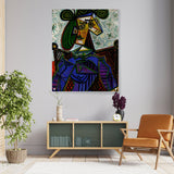 Abstract Portrait In Bold Colors - Acrylic Wall Photo