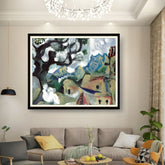 Artist6 - Art - Whimsical Landscape - Framed Wall Art