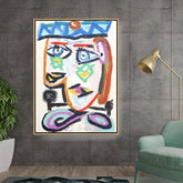 Artist6 - Art - Abstract Faces - Floating Framed Canvas