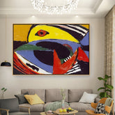 Artist6 - Art - Abstract Bird - Floating Framed Canvas