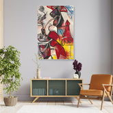 Artist6 - Art - Saxophonist In Red - Acrylic Wall Photo