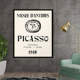 Artist6 - Art - Picasso At Antibes - Framed Wall Art