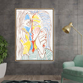 Artist6 - Art - Colorful Encounters - Floating Framed Canvas