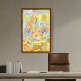 Artist7 - Art - Decorative Kolmikmaal - Framed Canvas