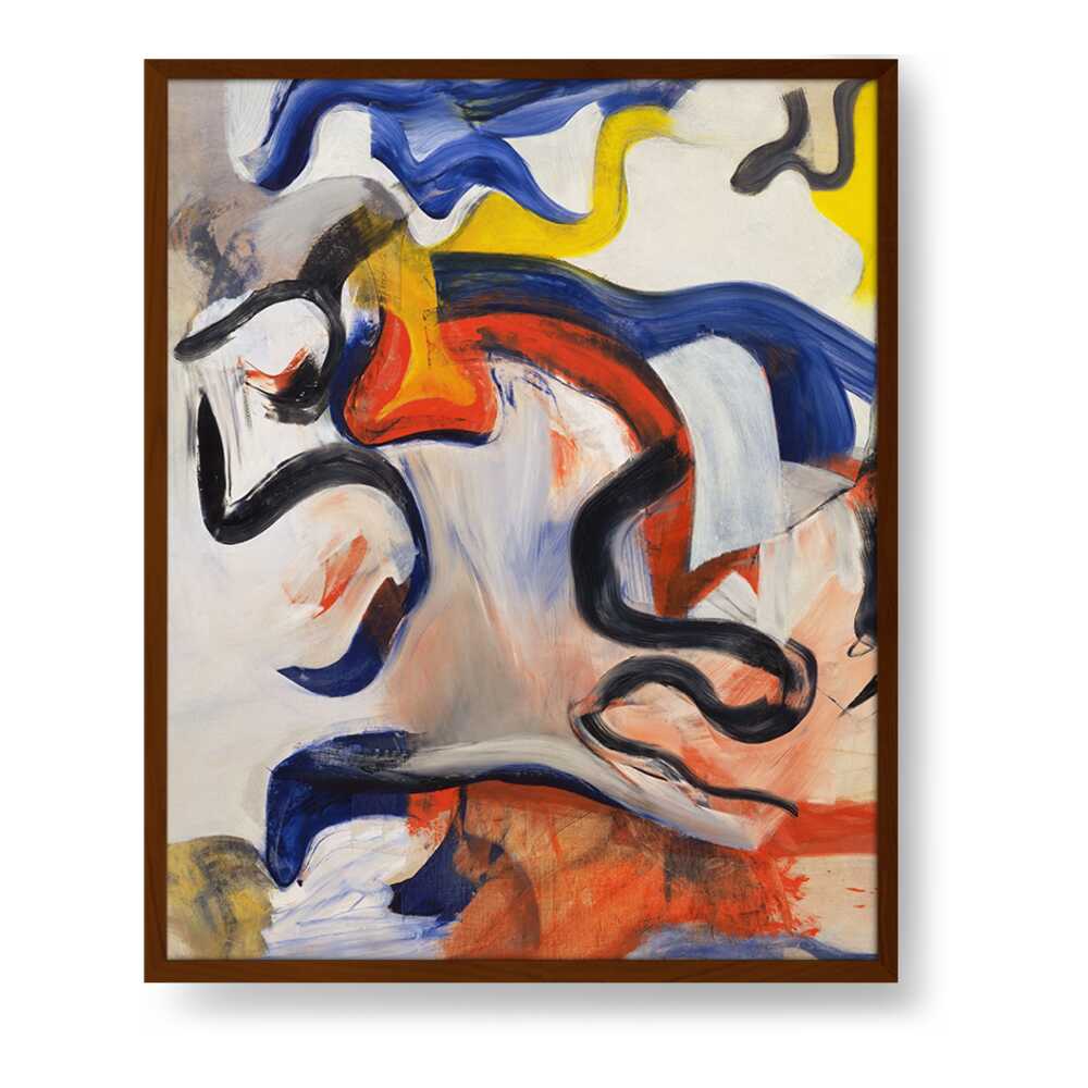 Artist7 - Art - Abstract Ox - Framed Canvas