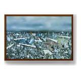 Multiplication Of The Arcs - Framed Canvas