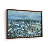 Multiplication Of The Arcs - Framed Canvas