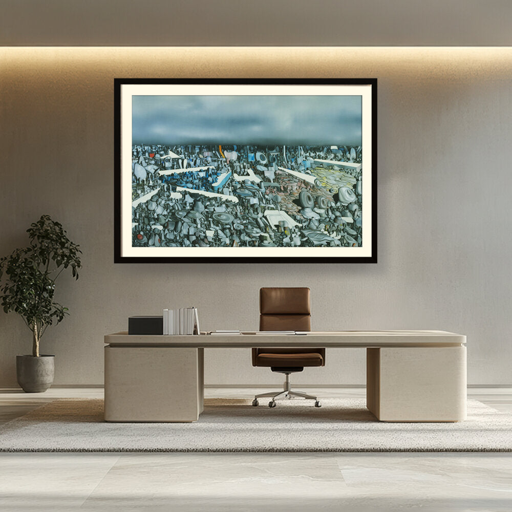 Artist7 - Art - Multiplication Of The Arcs - WALL MOUNT FRAME