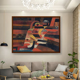 Artist7 - Art - Embrace Of Colors - Framed Canvas