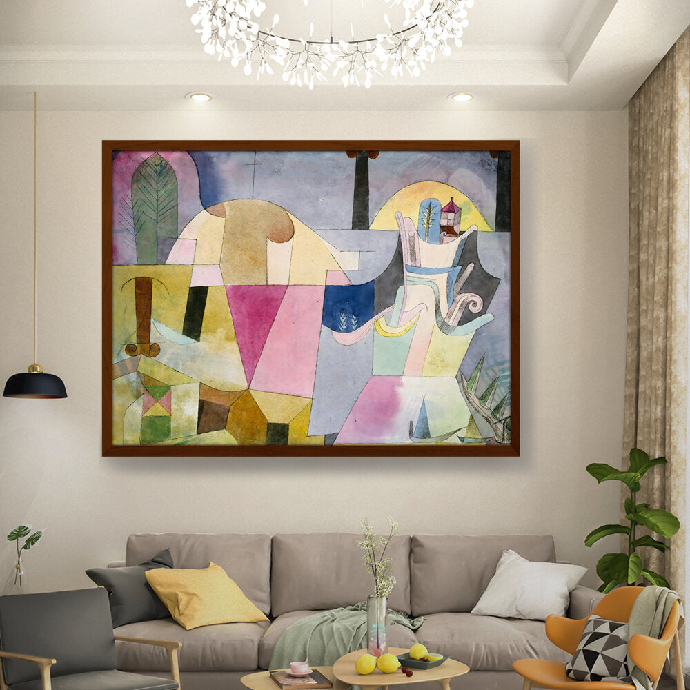 Artist7 - Art - Abstract Landscape Dream - Framed Canvas