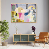 Abstract Landscape Dream - Floating Framed Canvas