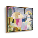 Abstract Landscape Dream - Floating Framed Canvas