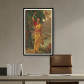 Ravi - Varma - Ahalya Indravalokan - WALL MOUNT FRAME